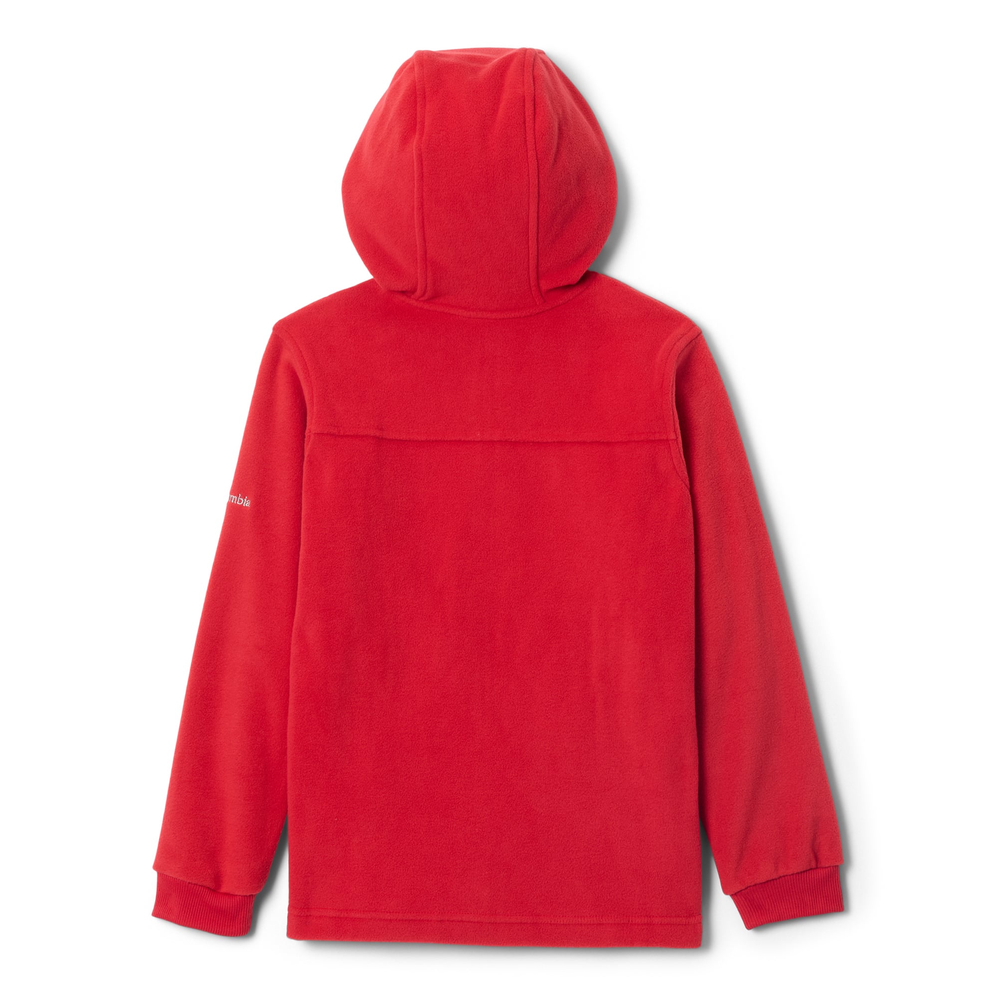 Sweat à capuche zippé en polaire Columbia Scarlet Ohio State Buckeyes pour jeunes