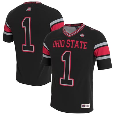 Ohio State Buckeyes GameDay Greats Youth Lightweight Collegiate Football Blackout Fashion Jersey