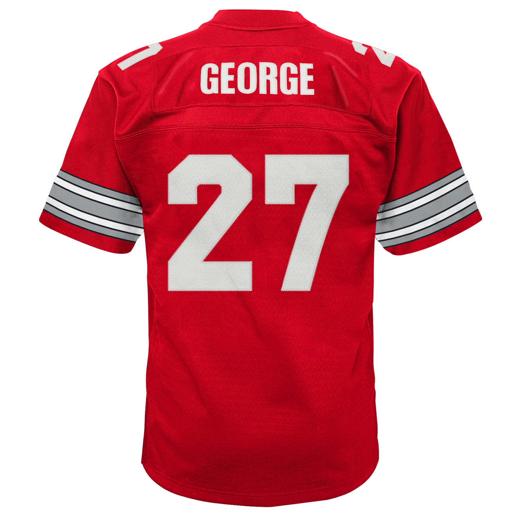 Maillot de football rétro Mitchell & Ness Eddie George Scarlet des Ohio State Buckeyes pour jeunes
