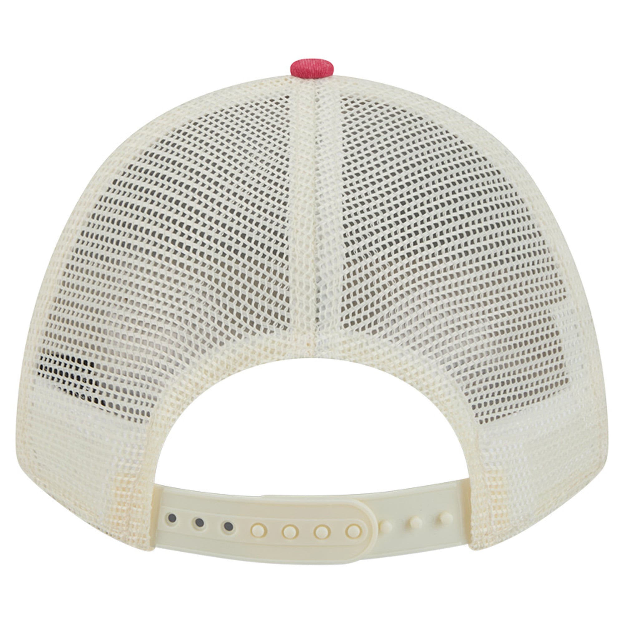 Casquette trucker rétro ajustable New Era Scarlet Ohio State Buckeyes 9FORTY pour jeunes, modèle A-Frame M-Crown