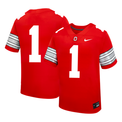 #1 Ohio State Buckeyes Nike Youth  Replica Football Jersey - Scarlet