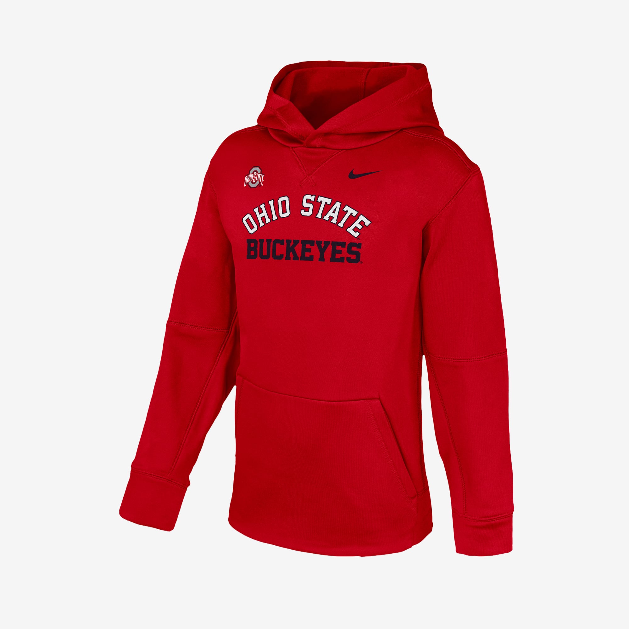 Sweat à capuche Nike Scarlet Ohio State Buckeyes pour enfant