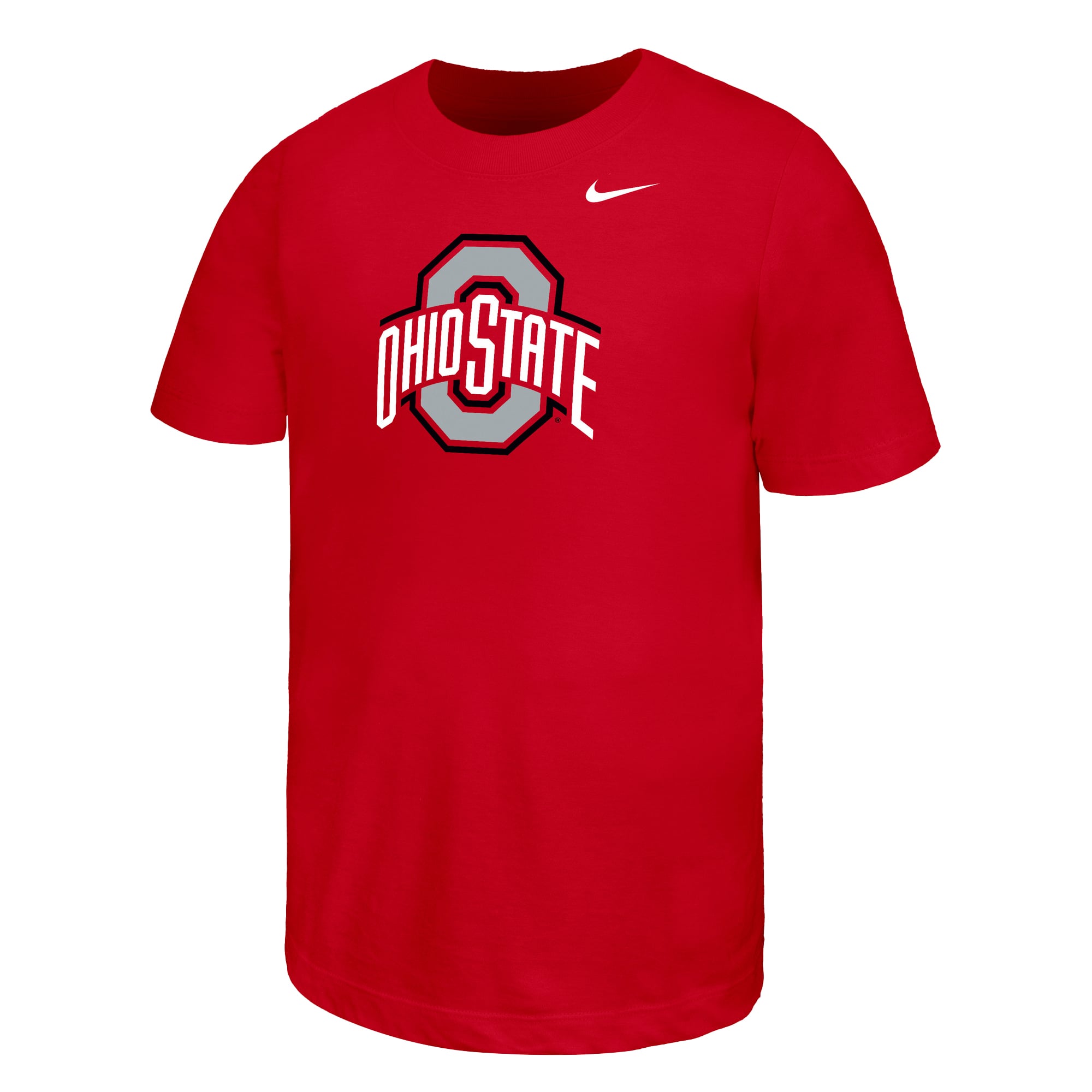 T-shirt Nike Scarlet pour jeunes avec logo des Ohio State Buckeyes