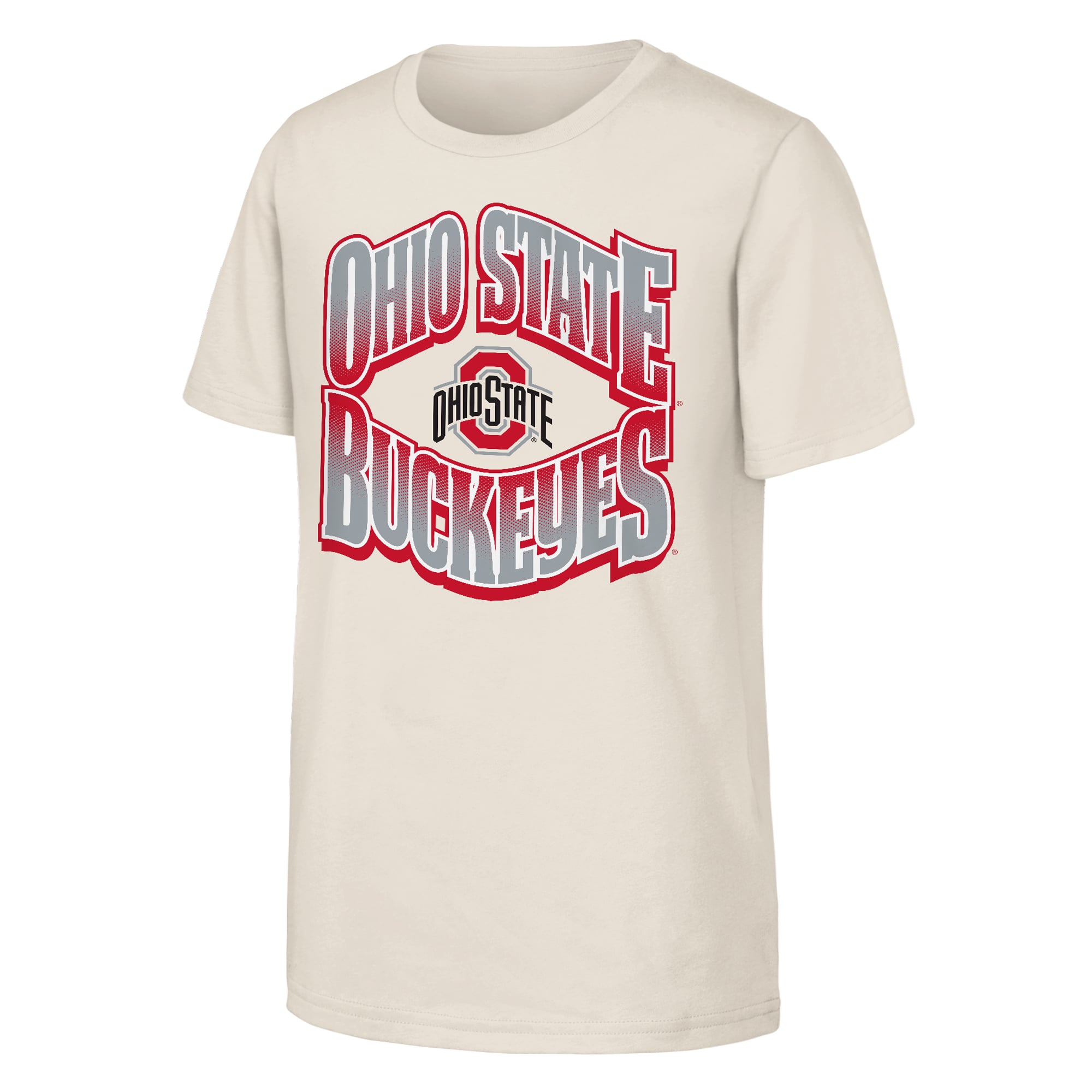 T-shirt universitaire Outerstuff Natural Ohio State Buckeyes pour jeunes