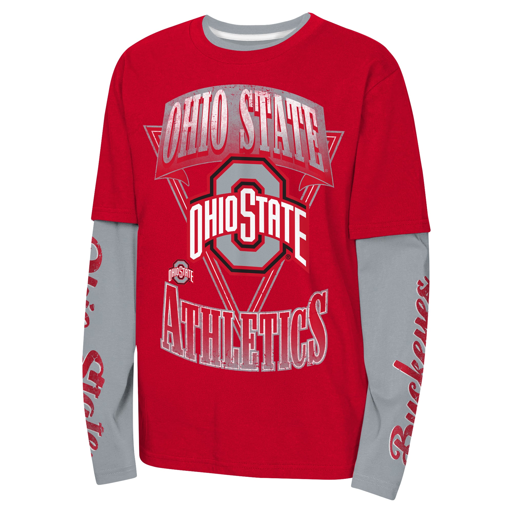 Ensemble de t-shirts Outerstuff rouges Ohio State Buckeyes pour jeunes