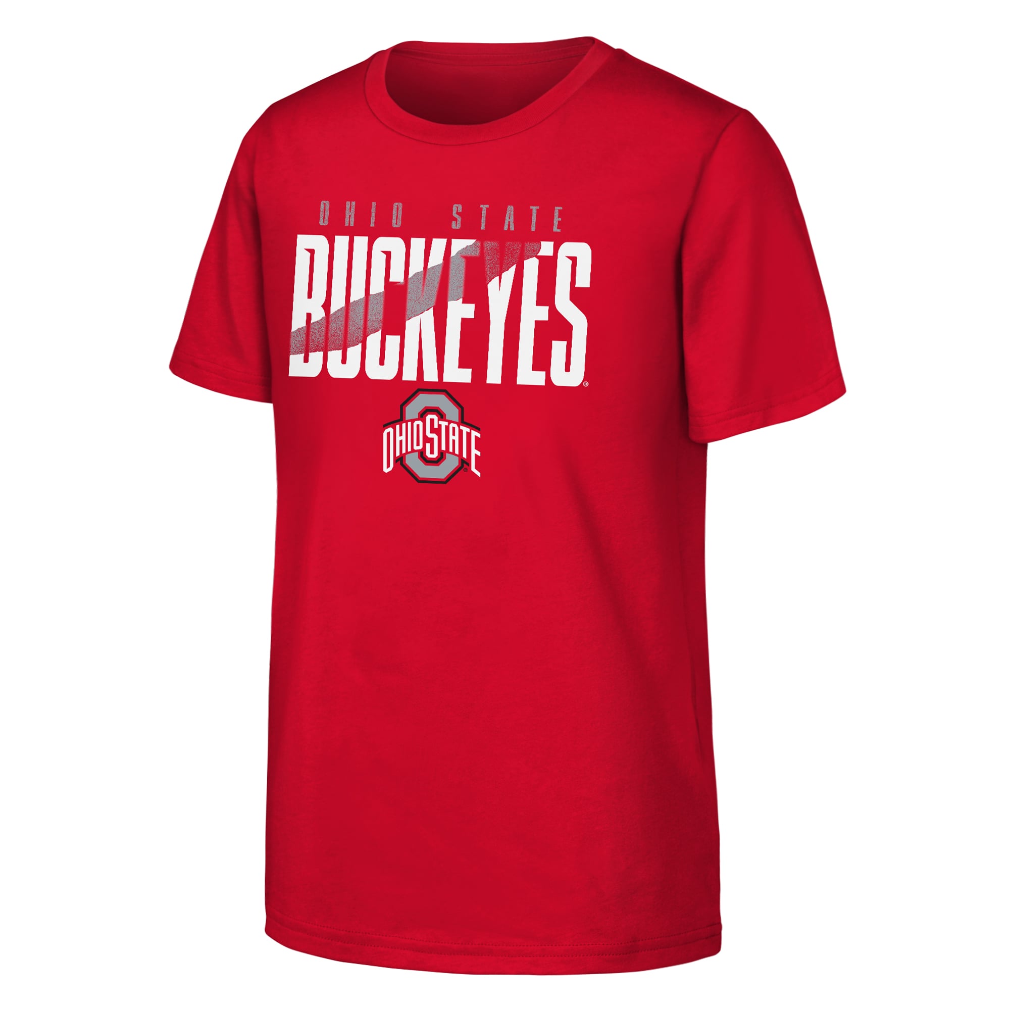 T-shirt à découpe Outerstuff Scarlet Ohio State Buckeyes pour jeunes