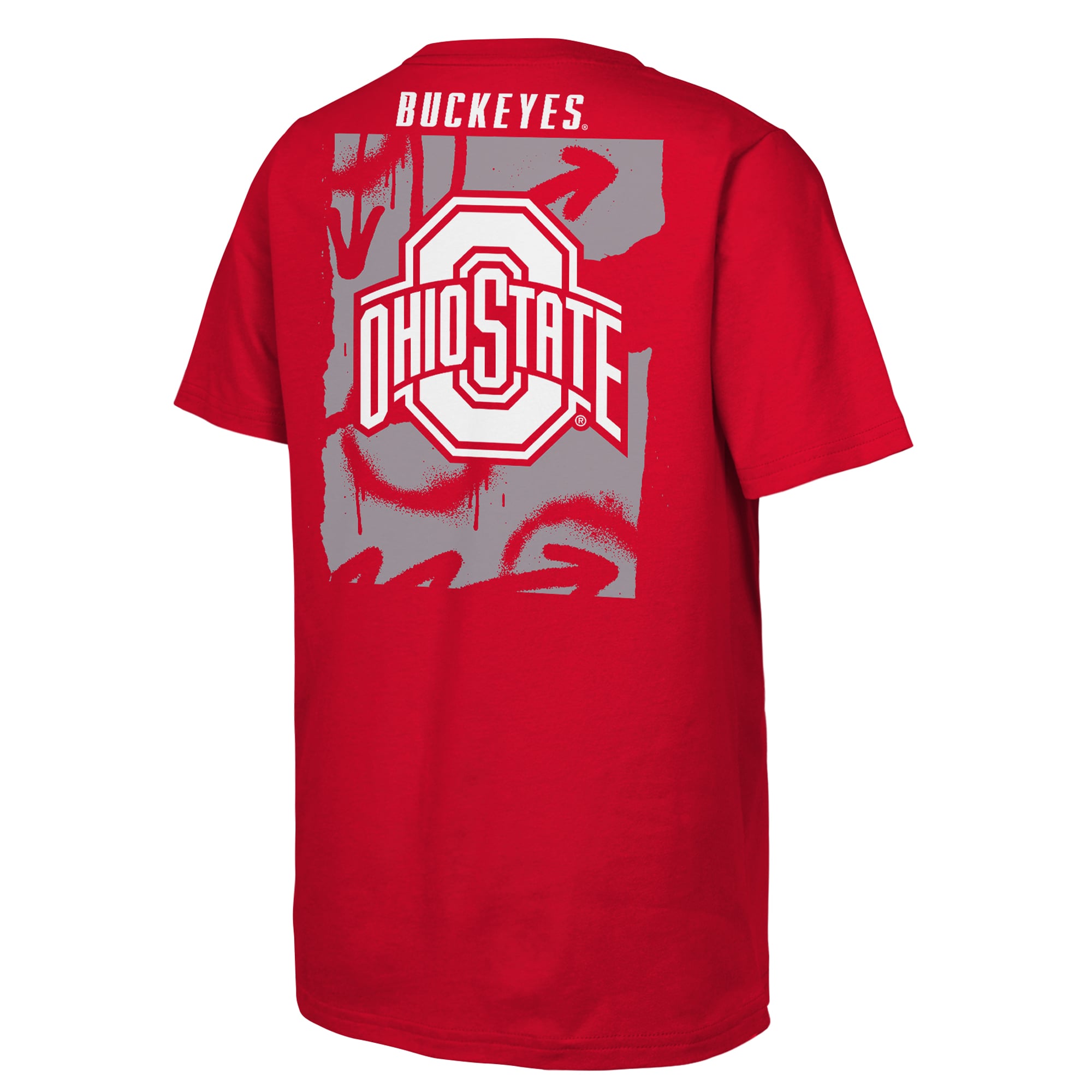 T-shirt à découpe Outerstuff Scarlet Ohio State Buckeyes pour jeunes