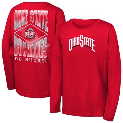 Ohio State Buckeyes Outerstuff Youth Full Steam Long Sleeve T-Shirt - Scarlet