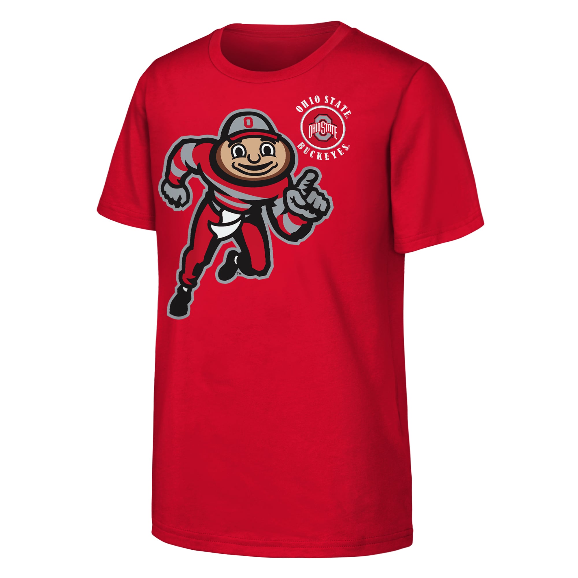 T-shirt Outerstuff Scarlet pour jeunes, supporters des Buckeyes de l'Ohio State, originaires la ville natale