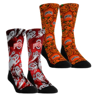 Ohio State Buckeyes Rock Em Socks Youth Halloween Crew Socks 2-Pack Set