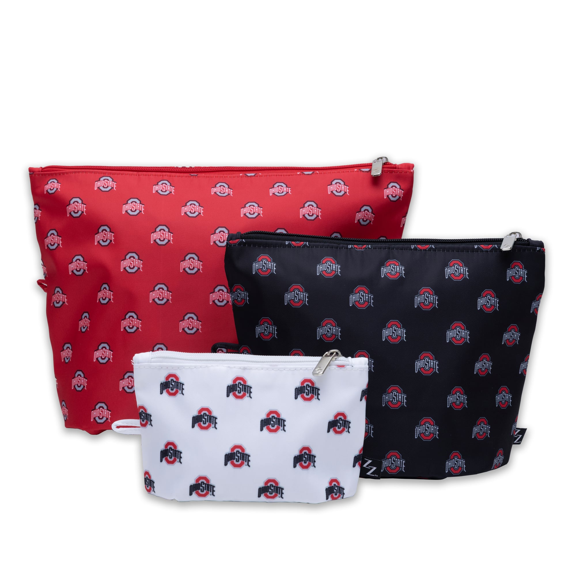 Ensemble de 3 pochettes ZooZatz Ohio State Buckeyes