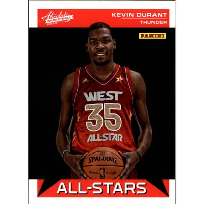 2012-13 Absolute Panini All-Stars #7 Kevin Durant
