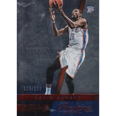 2014-15 Prestige Plus Bonus Shots Red #95 Kevin Durant