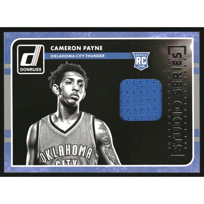 2015-16 Donruss Studio Series Rookie Jerseys #14 Cameron Payne