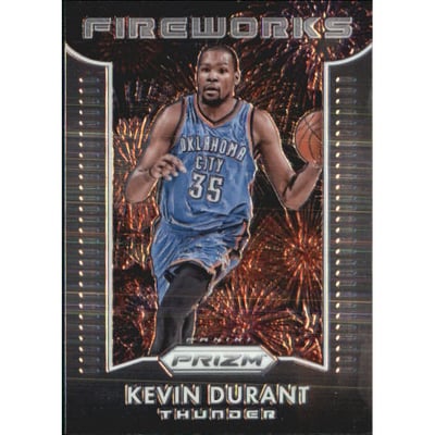 2015-16 Panini Prizm Fireworks #19 Kevin Durant