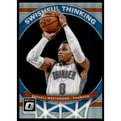 2017-18 Donruss Optic Swishful Thinking Holo #4 Russell Westbrook