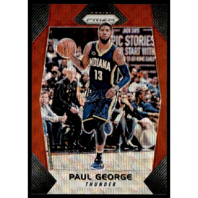 2017-18 Panini Prizm Prizms Ruby Wave #264 Paul George