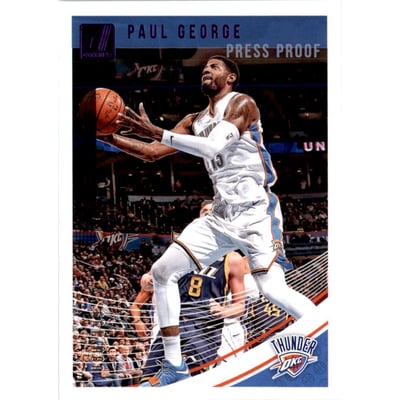 2018-19 Donruss Press Proof Purple #117 Paul George