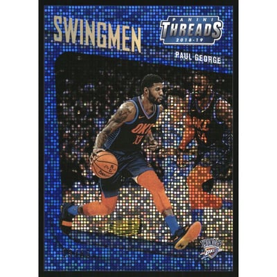 2018-19 Panini Threads Swingmen Premium Blue #5 Paul George