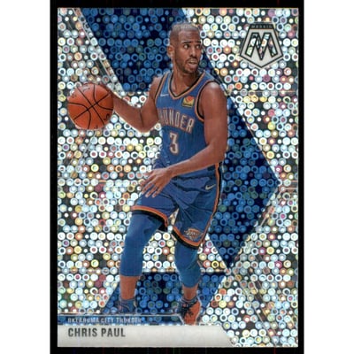 2019-20 Panini Mosaic Mosaic Fast Break Silver #143 Chris Paul