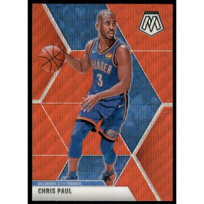 2019-20 Panini Mosaic Mosaic Red Wave #143 Chris Paul
