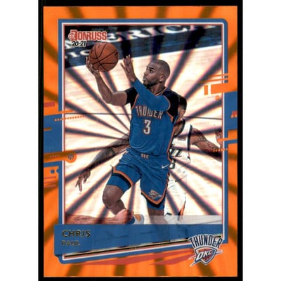 2020-21 Donruss Holo Orange Laser #22 Chris Paul