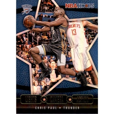 2020-21 Hoops Lights Camera Action Holo #4 Chris Paul