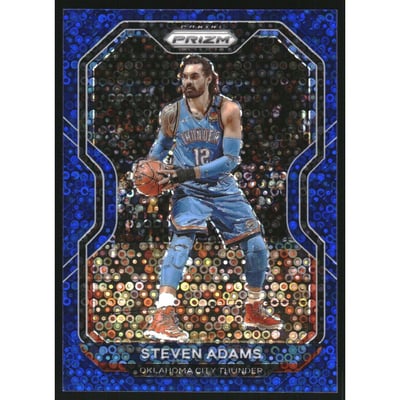 2020-21 Panini Prizm Prizms Fast Break Blue #110 Steven Adams