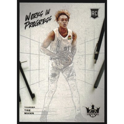 2021-22 Court Kings Works in Progress #17 Tre Mann