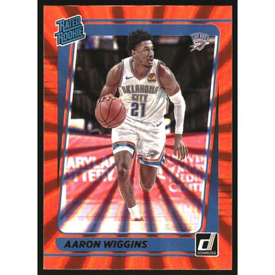 2021-22 Donruss Holo Orange Laser #241 Aaron Wiggins RR