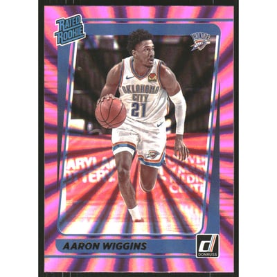 2021-22 Donruss Holo Pink Laser #241 Aaron Wiggins RR
