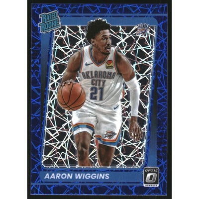 2021-22 Donruss Optic Blue Velocity #191 Aaron Wiggins