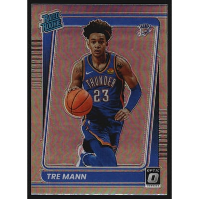 2021-22 Donruss Optic Holo #168 Tre Mann