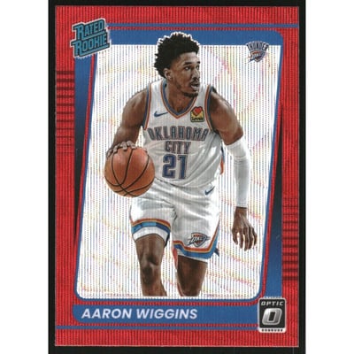 2021-22 Donruss Optic Red Wave #191 Aaron Wiggins
