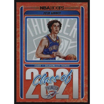 2021-22 Hoops Class of 2021 Holo #16 Josh Giddey