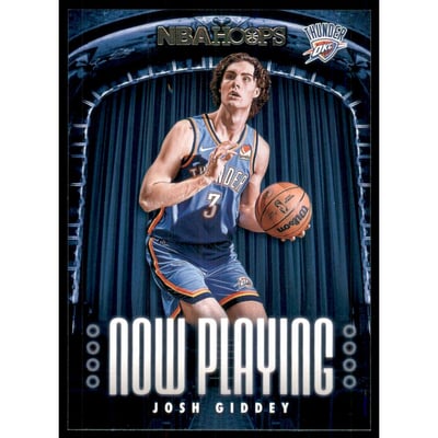 2021-22 Hoops Now Playing #6 Josh Giddey