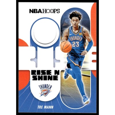 2021-22 Hoops Rise N Shine Memorabilia #9 Tre Mann