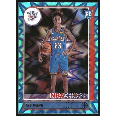 2021-22 Hoops Teal Explosion #237 Tre Mann