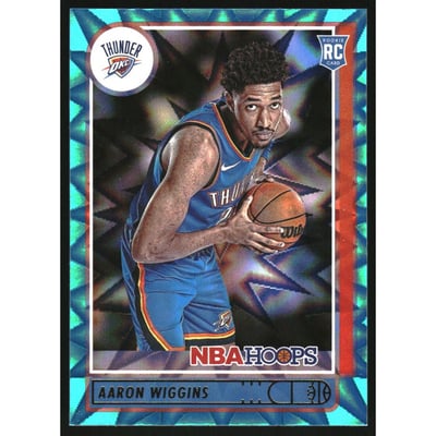 2021-22 Hoops Teal Explosion #247 Aaron Wiggins