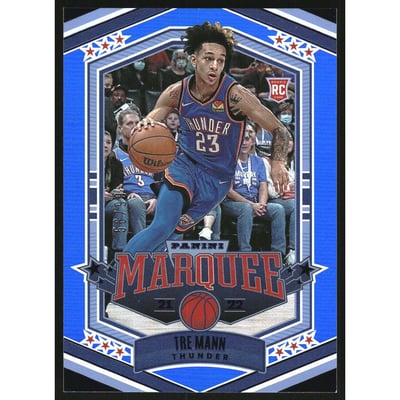 2021-22 Panini Chronicles Blue #346 Tre Mann/Marquee