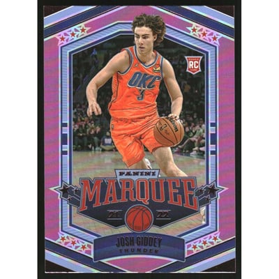 2021-22 Panini Chronicles Pink #365 Josh Giddey/Marquee