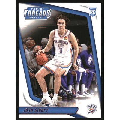 2021-22 Panini Chronicles Pink #87 Josh Giddey/Threads