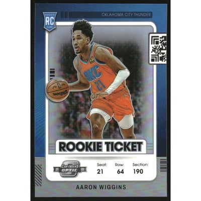 2021-22 Panini Contenders Optic Rookies Silver #6 Aaron Wiggins