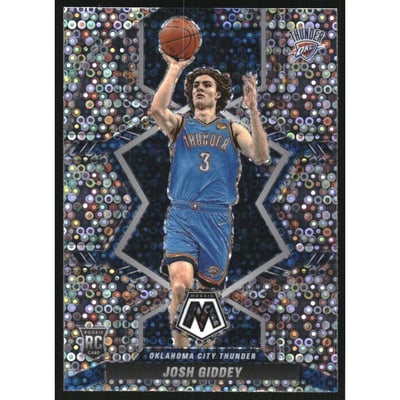 2021-22 Panini Mosaic Mosaic Fast Break Silver #210 Josh Giddey