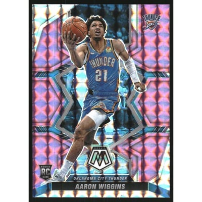2021-22 Panini Mosaic Mosaic Purple #237 Aaron Wiggins