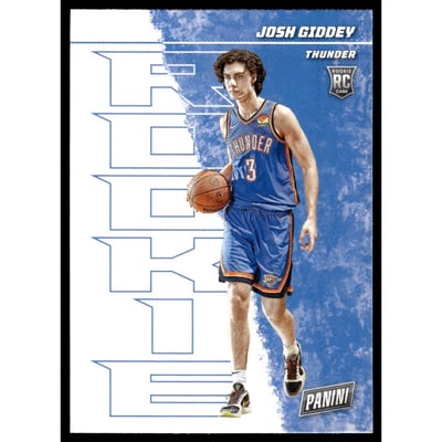 2021-22 Panini Player of the Day #56 Josh Giddey