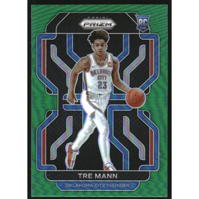 2021-22 Panini Prizm Prizms Green #274 Tre Mann
