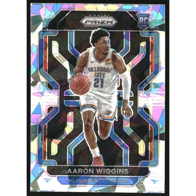 2021-22 Panini Prizm Prizms Ice #286 Aaron Wiggins