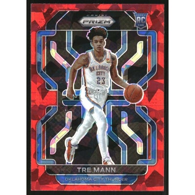 2021-22 Panini Prizm Prizms Red Ice #274 Tre Mann