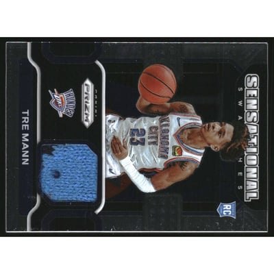 2021-22 Panini Prizm Sensational Swatches #78 Tre Mann